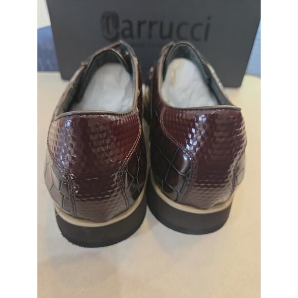 CARRUCCI Crocodile Embossed Leather Sneaker Size 10 D main image 6